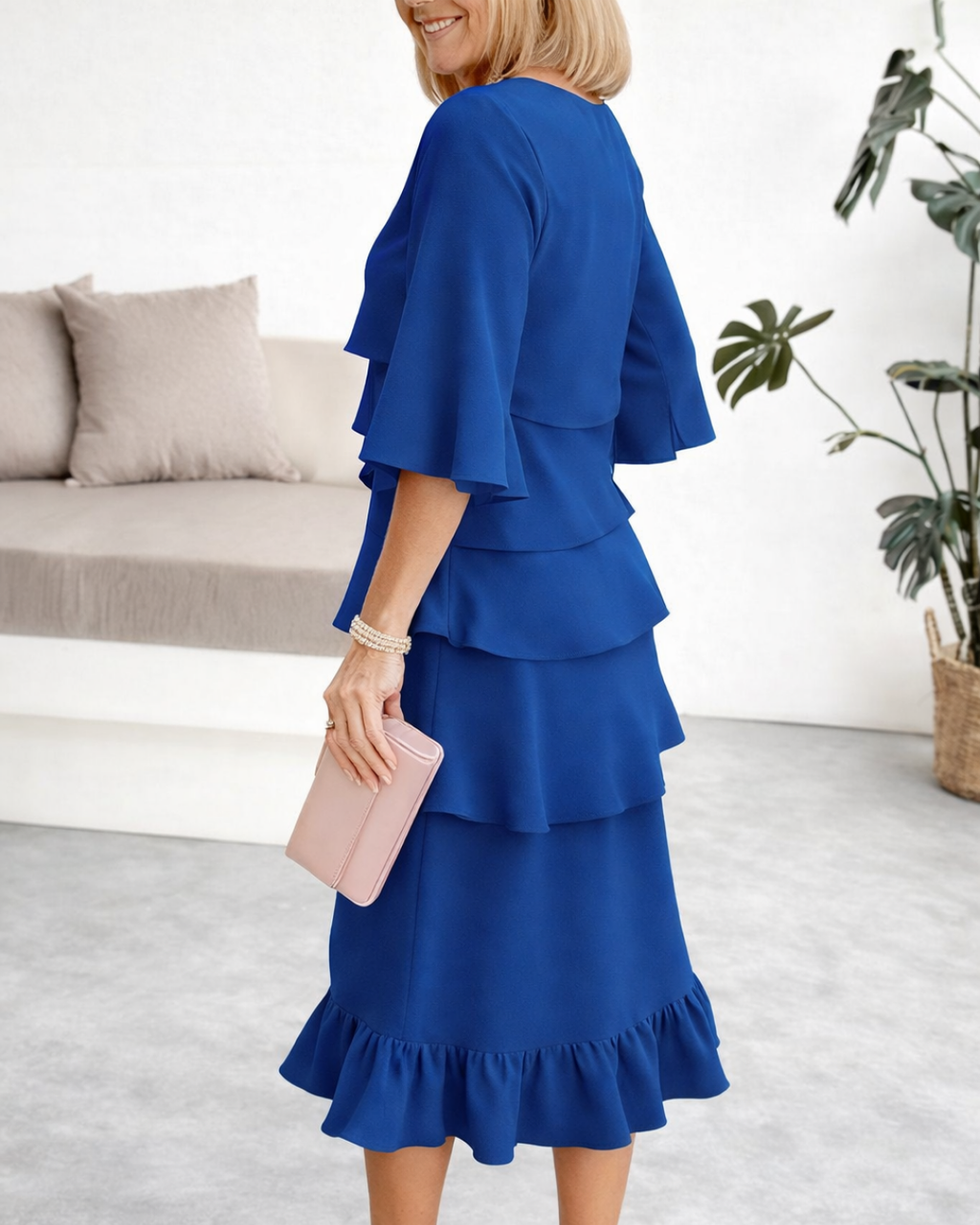 Patricia | Elegant Comfort Ruffle Dress