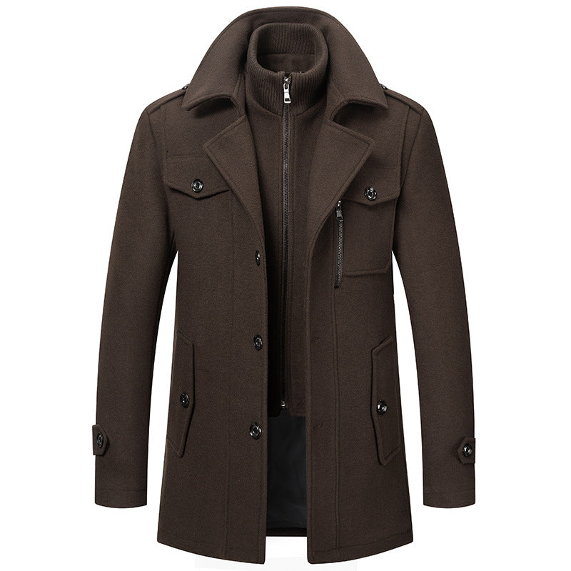 Senator™ | Double-Collar Tailored Overcoat
