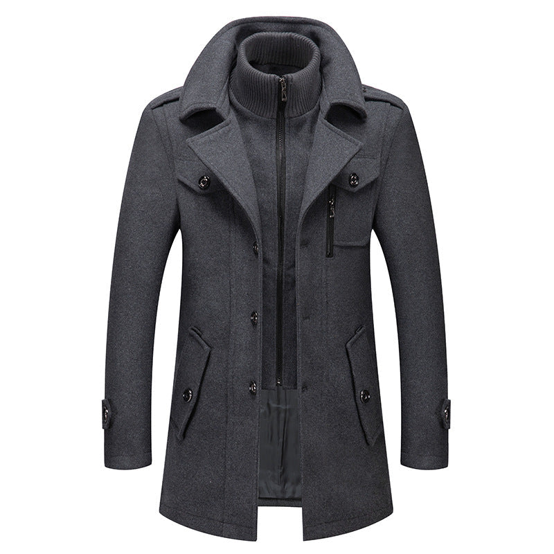 Senator™ | Double-Collar Tailored Overcoat