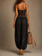 Tanger™ | Lace Evening Jumpsuit