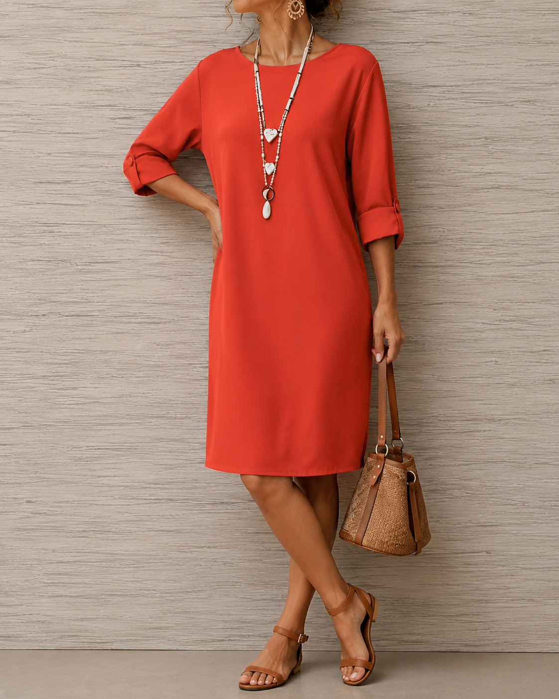 Sabine™ | Flattering Midi Dress