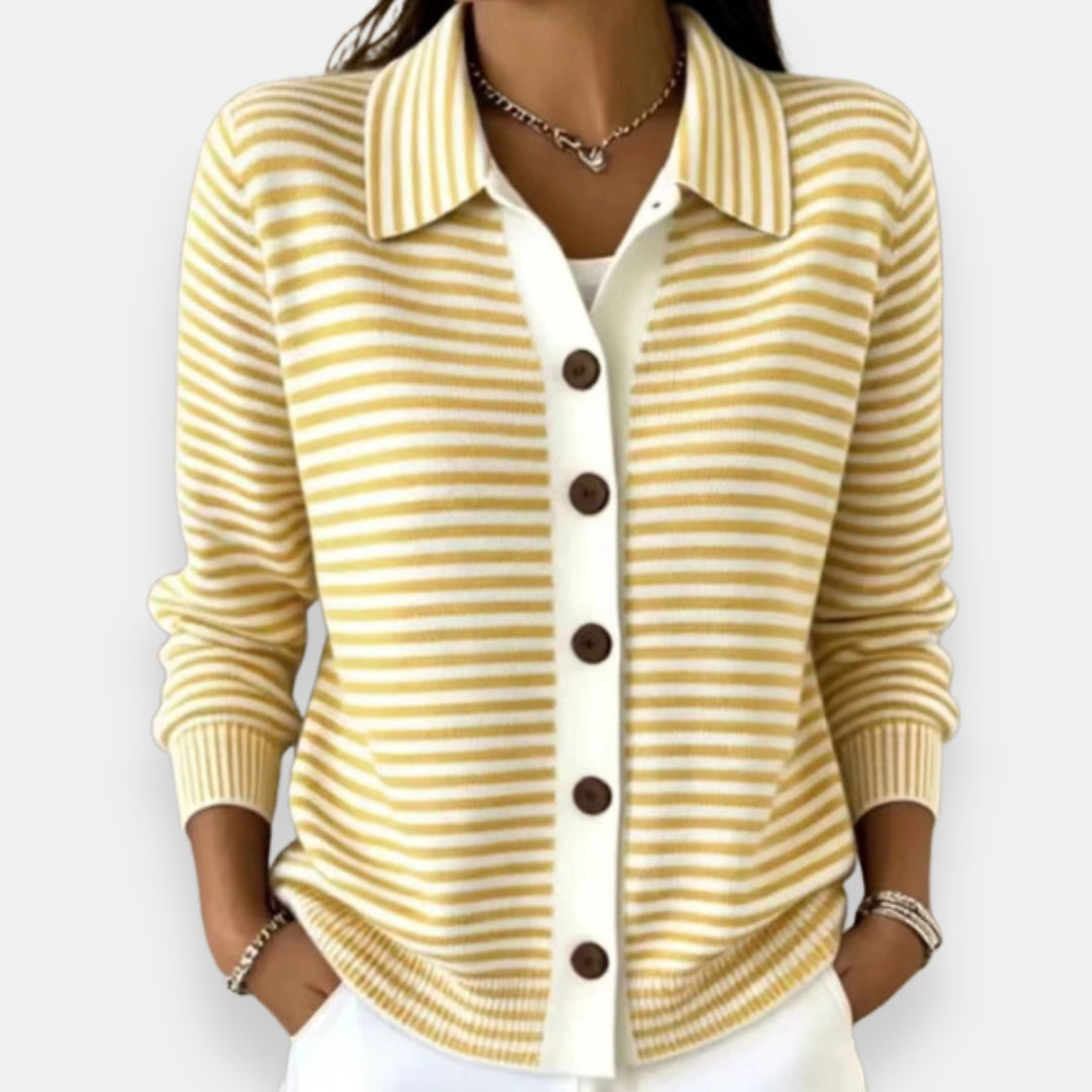 Blythe™ | Striped Button Cardigan
