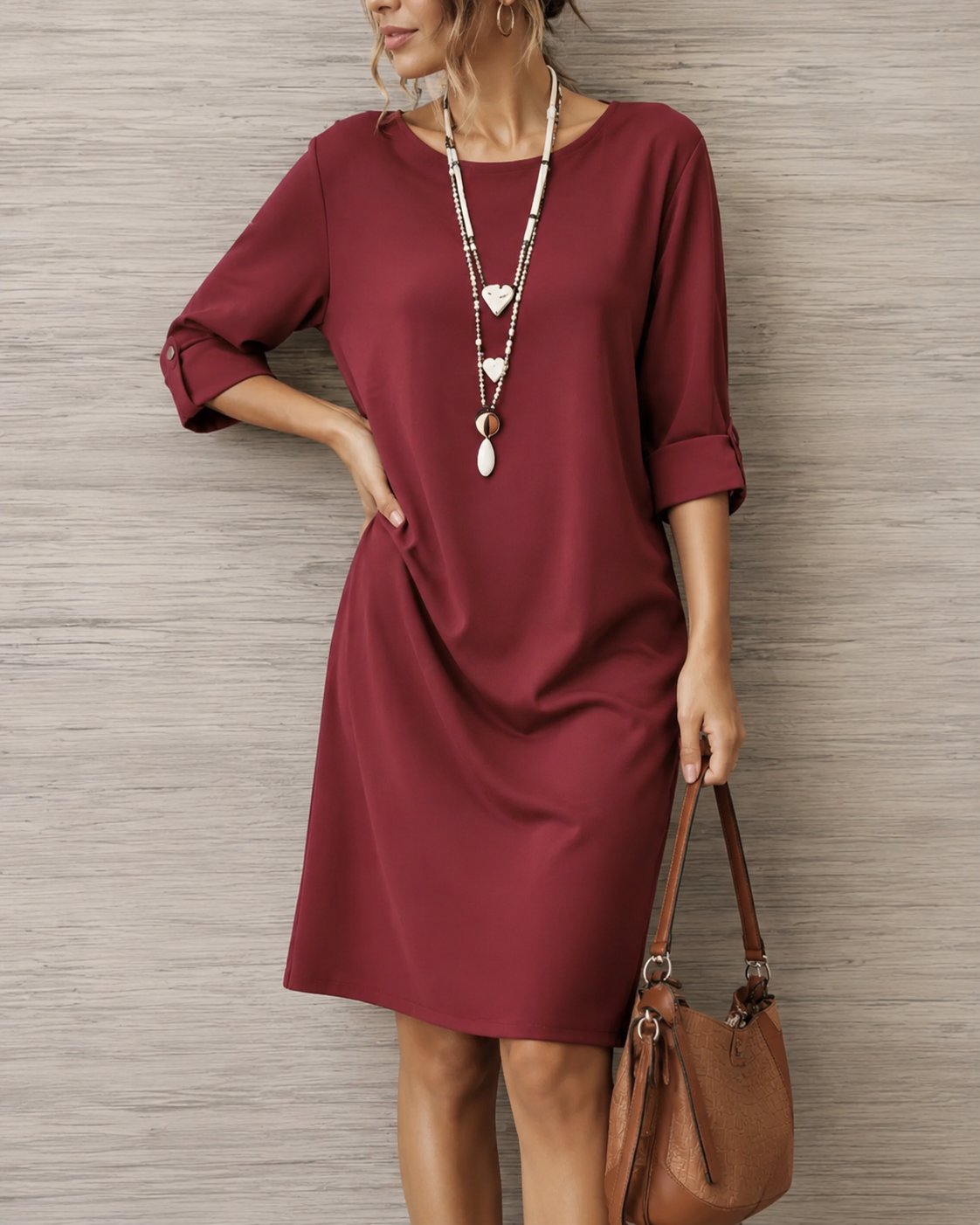 Sabine™ | Flattering Midi Dress