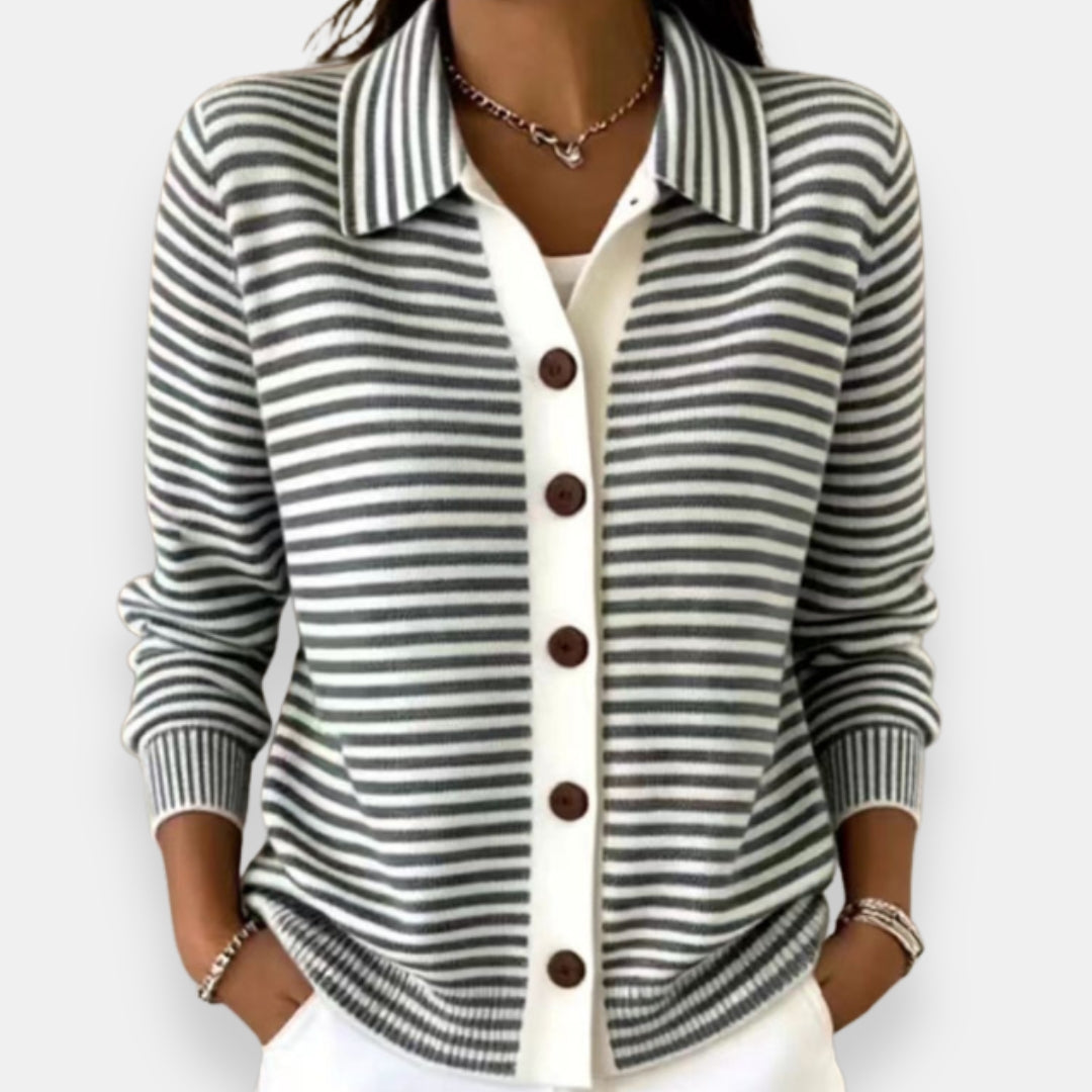 Blythe™ | Striped Button Cardigan