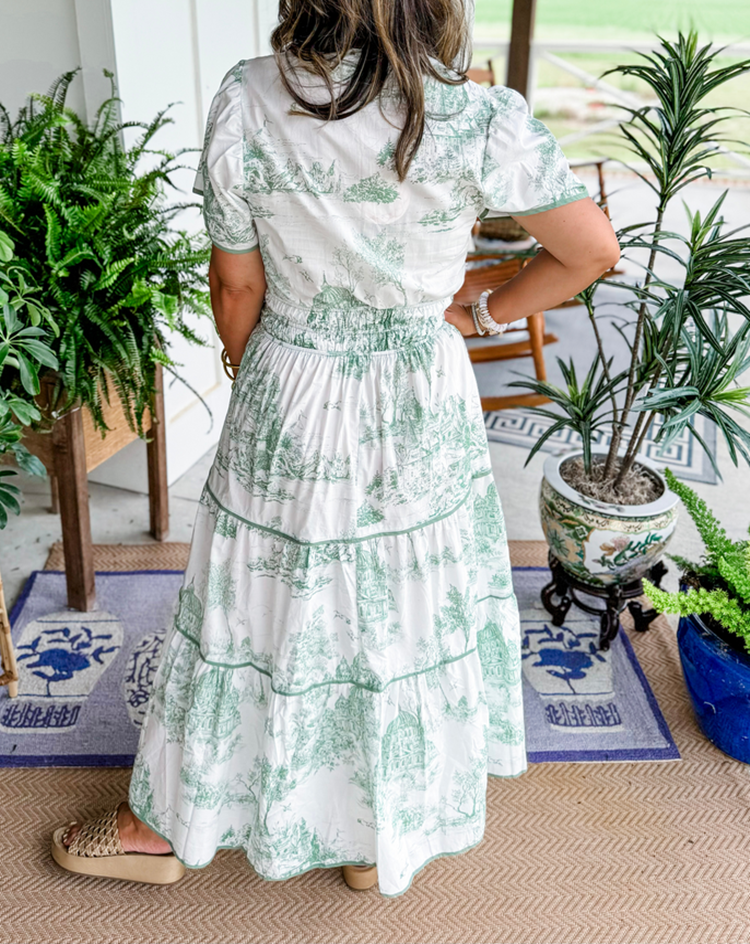 Eliza | Classic Toile Maxi