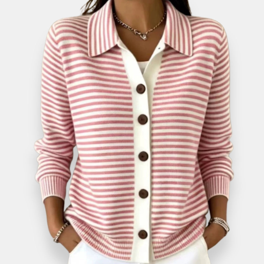 Blythe™ | Striped Button Cardigan
