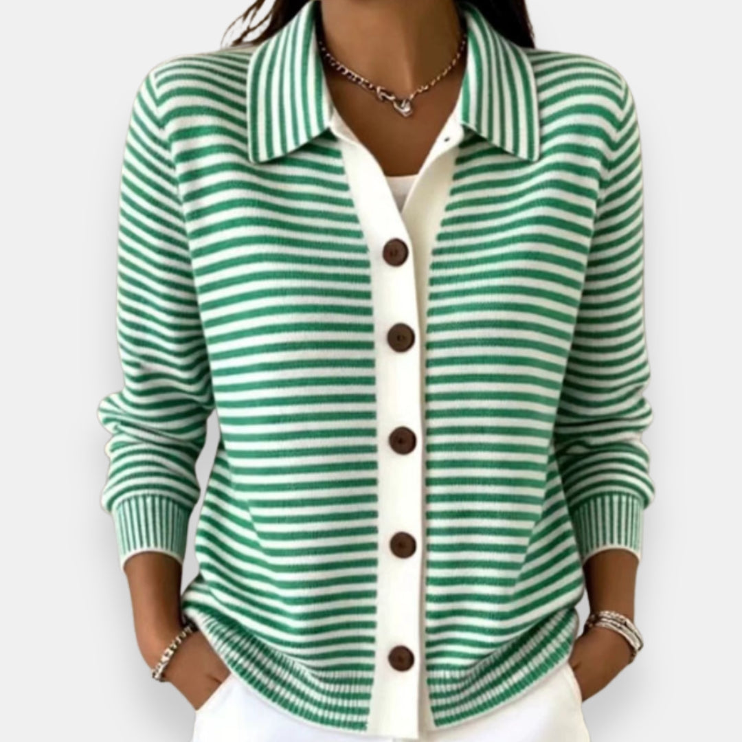 Blythe™ | Striped Button Cardigan