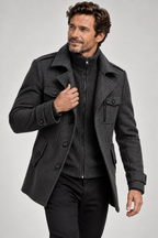 Marcus™ | Tailored Wool-Blend Overcoat