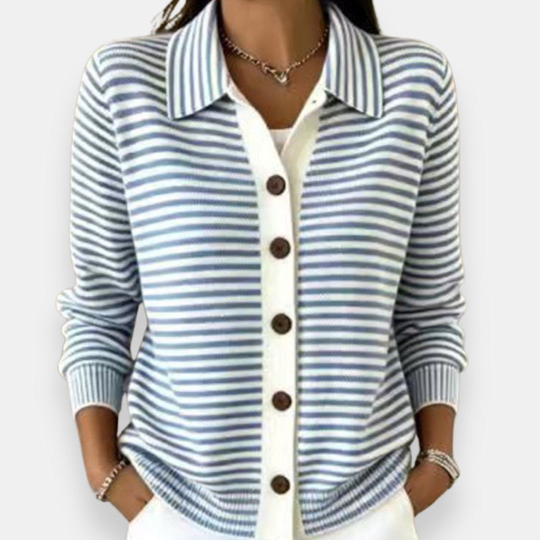 Blythe™ | Striped Button Cardigan