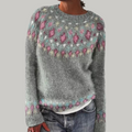 Zoralia | Patterned Knit Sweater