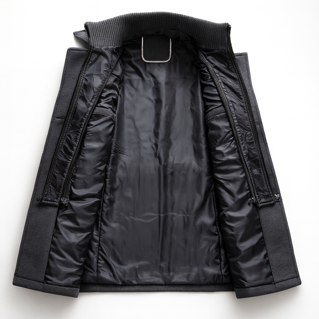 Marcus™ | Tailored Wool-Blend Overcoat