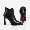 Monroe™ | Statement Buckle Ankle Boots