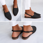 Simone™ | Woven Slingback Flats