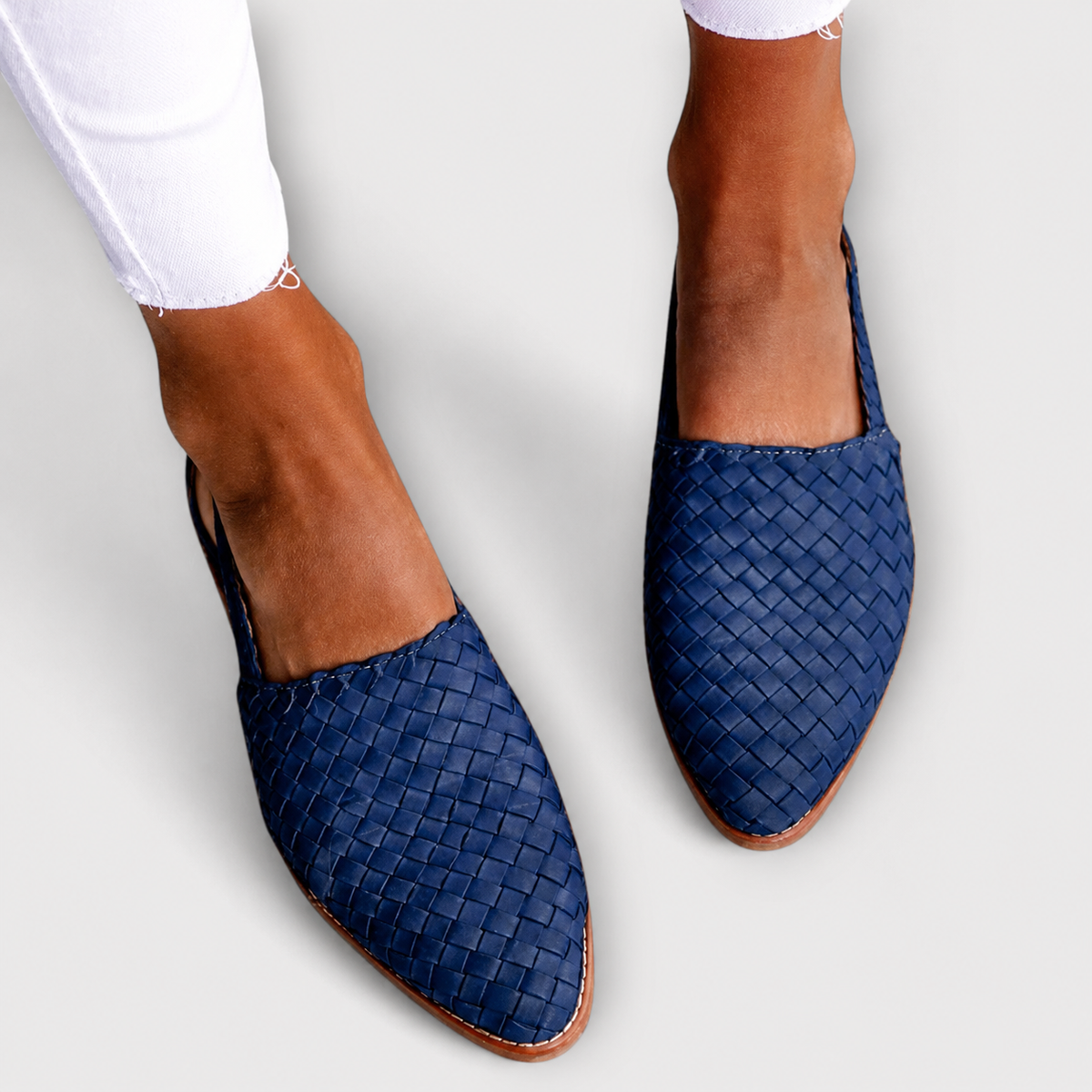 Simone™ | Woven Slingback Flats