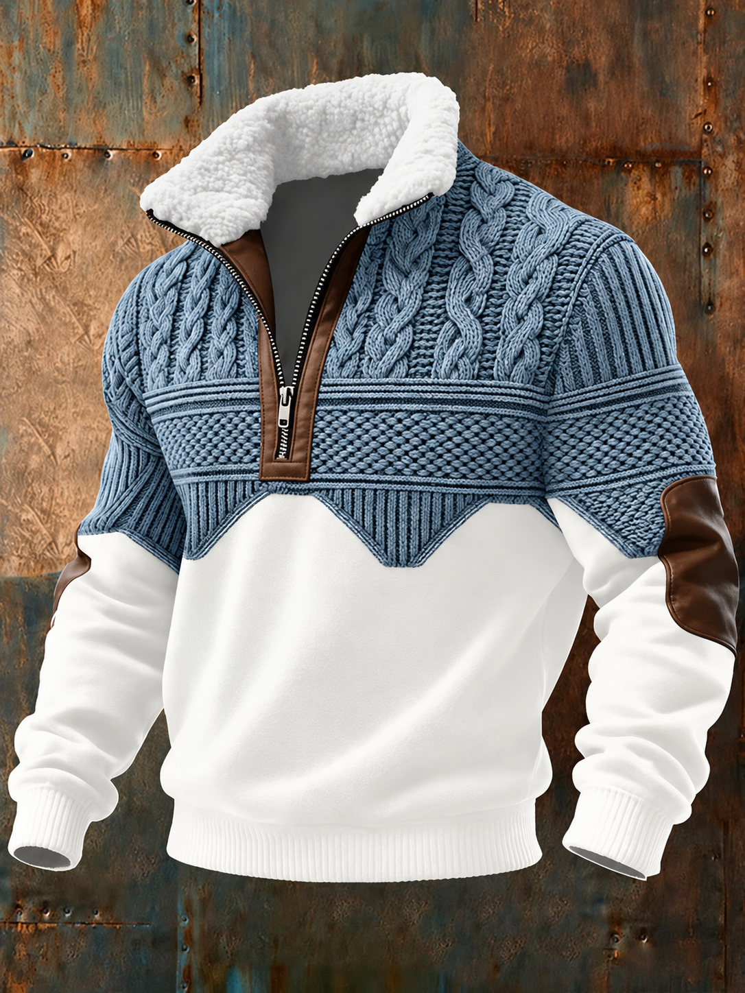 Vaughan™ | Textured Knit Crewneck Sweater