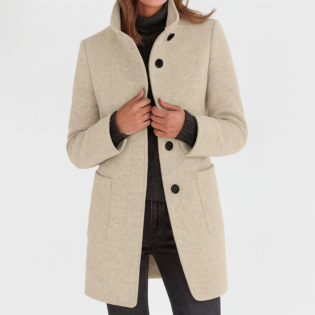 Mara™ | High-Collar Everyday Coat