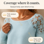 Bella™ | Lace-Knit Sweater
