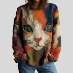 Zaira | Artistic Cat Statement Top