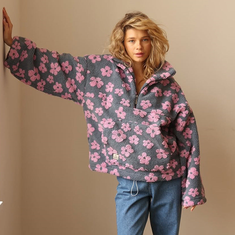 Daisy™ | Floral Fleece Pullover