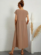 Gabrielle™ — Flowing Midi Dress Timeless Elegance