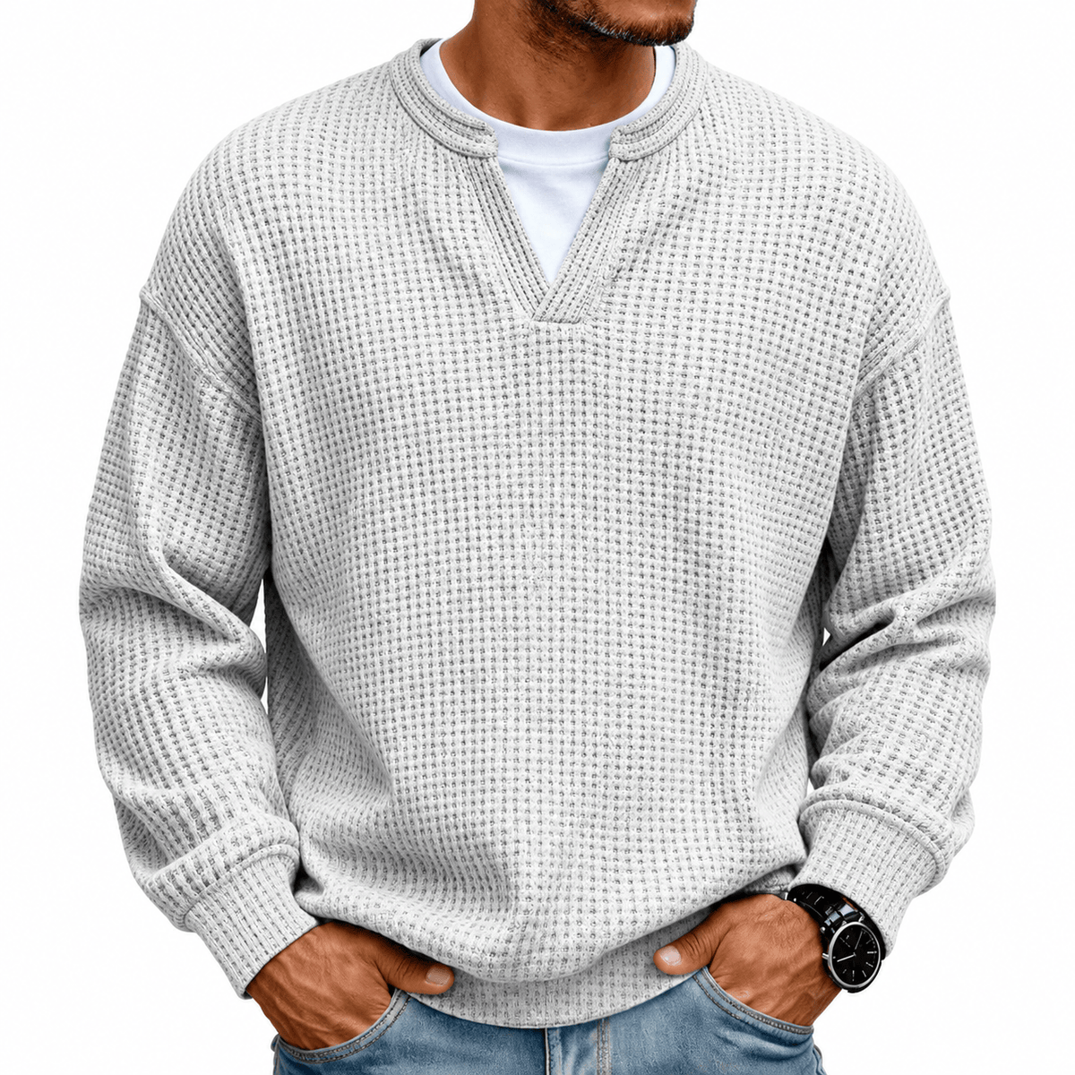 Bas™ | Waffle-Knit Sweater