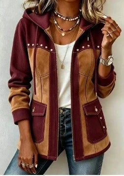 Véronique™ | Two-Tone Hooded Jacket