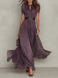 Ashley | Vintage Chiffon Maxi Dress