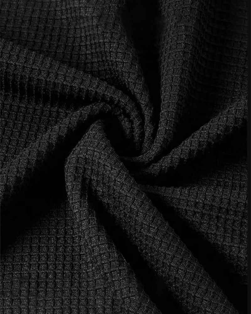 Top with Collar and Contrast Color Insert
