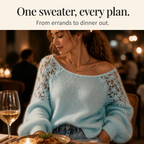 Bella™ | Lace-Knit Sweater