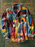 Russel™ | Patchwork Statement Shirt