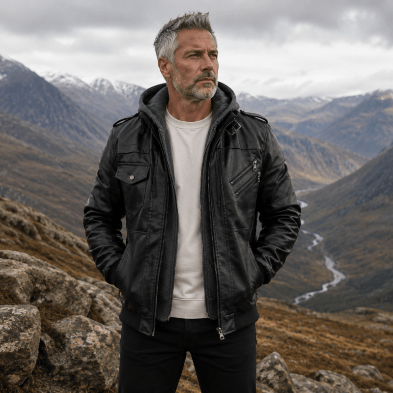 Anarchy™ | Weathered Leather Jacket