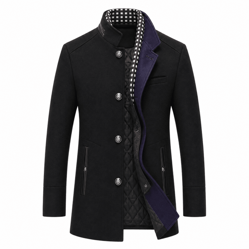 Kingsman™ | Tailored Wool-Blend Pea Coat