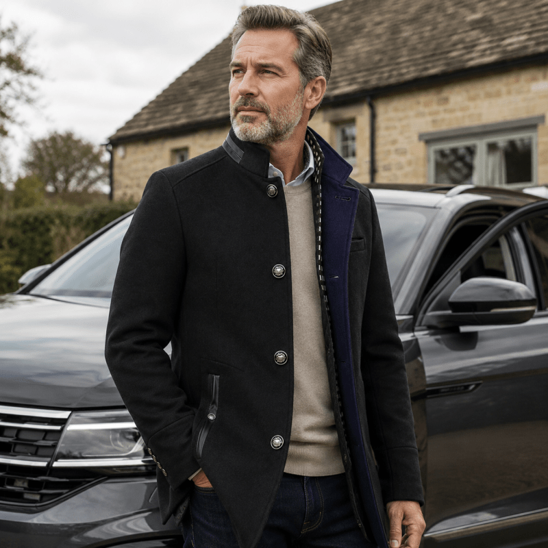 Kingsman™ | Tailored Wool-Blend Pea Coat