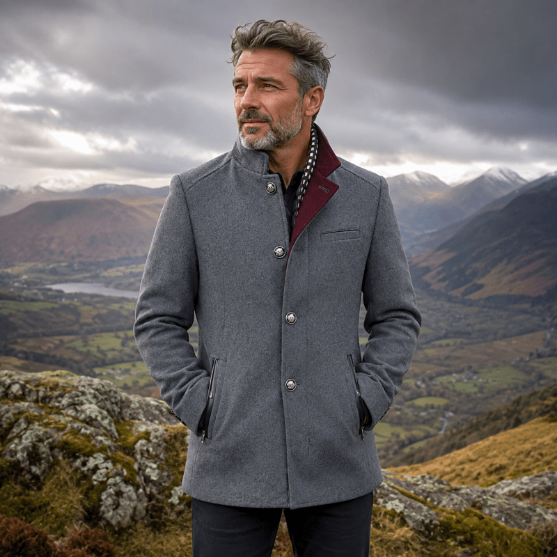 Kingsman™ | Tailored Wool-Blend Pea Coat