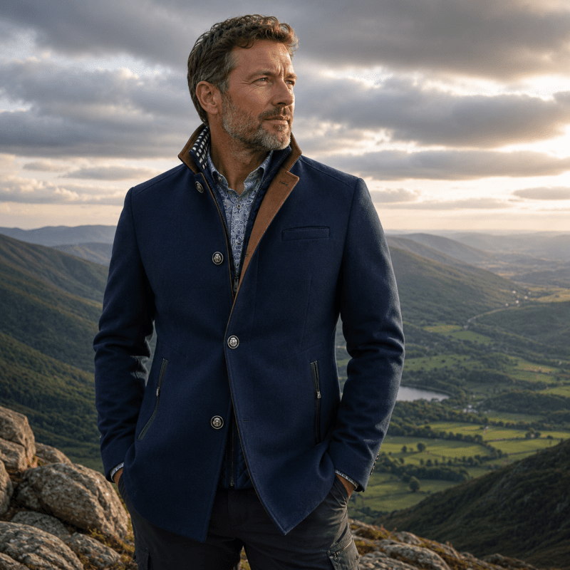 Kingsman™ | Tailored Wool-Blend Pea Coat