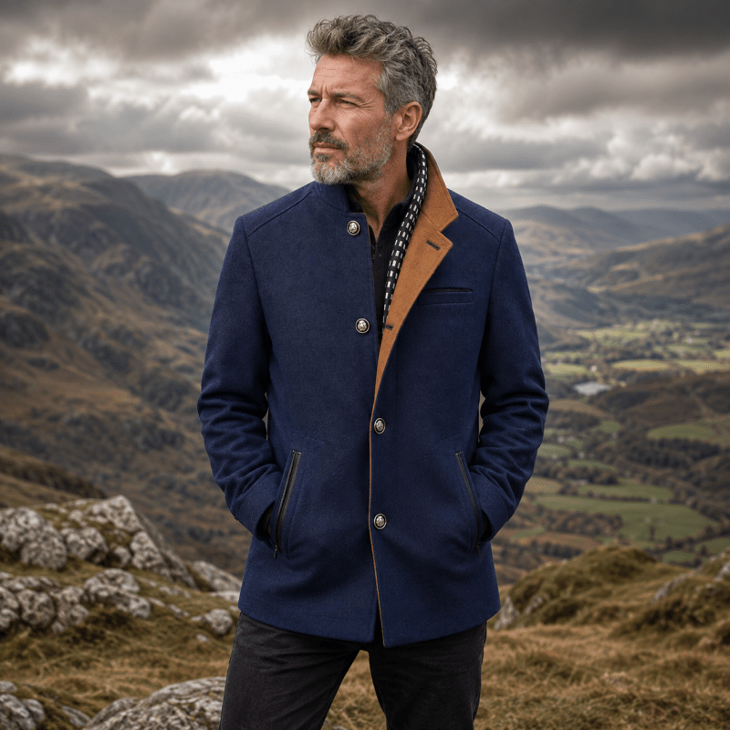 Kingsman™ | Tailored Wool-Blend Pea Coat