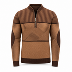 Viktor™ | Geometric Half-Zip Sweater