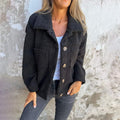 Ariane™ | Soft Textured Button Jacket