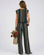 Alessia | Elegant Striped Two-Piece Set