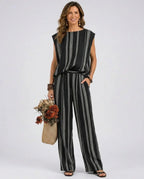 Alessia | Elegant Striped Two-Piece Set