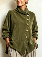 Capucine™ | Ribbed Stand-Collar Sweater