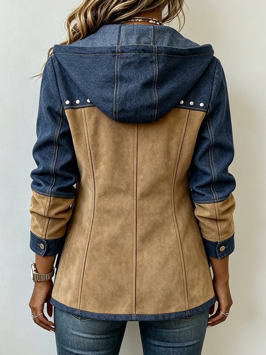 Véronique™ | Two-Tone Hooded Jacket